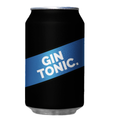 Lattina di Gin Tonico 33 cl - Mosto Birre & Distillati