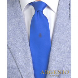 Cravatta Regno Due Sicilie Bluette - Argenio Napoli