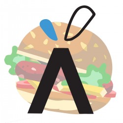 Panino con hamburger - La Porchetteria