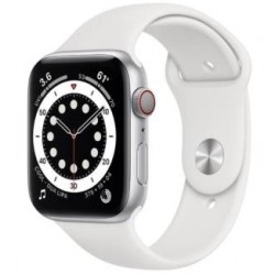 Apple Watch Serie6 GPS+Cell40mm Silver Alum. Case/White Sport Band
