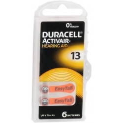 Duracell Batterie AcusticheDA13 0039 6pz