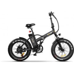 Icon.e Bici Elettrica Pieghevole AllRoad Plus 250W Pure Black S